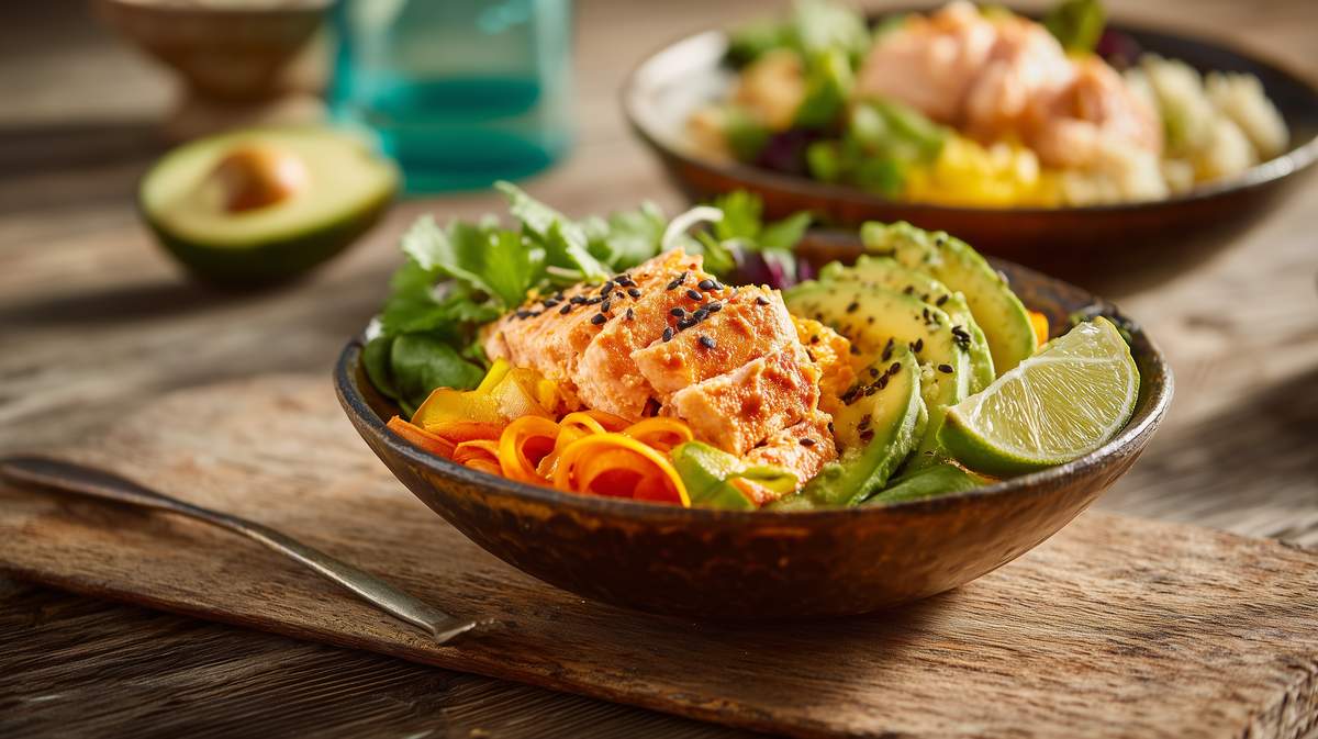 Une salade pour un sportif